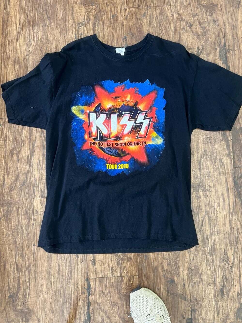 KISS The Hottest Show On Earth Tour 2010 Concert T-Shirt Black XL